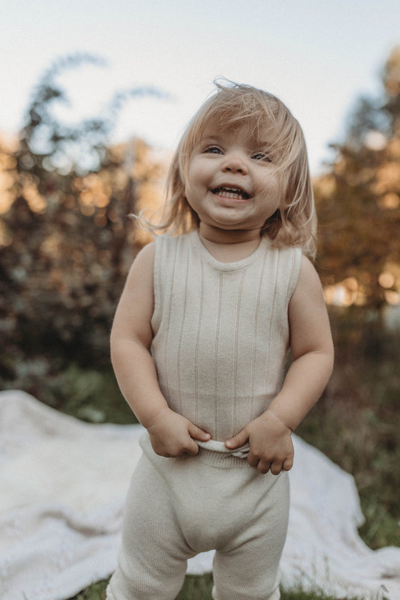 Cashmere Footless Leggings | Pure Beige