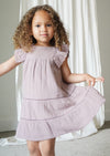 Maliya | Muslin Cotton Anglaise Dress | Dusty Mauve