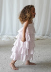 Amélie | Muslin Cotton Anglaise Dress | Seashell