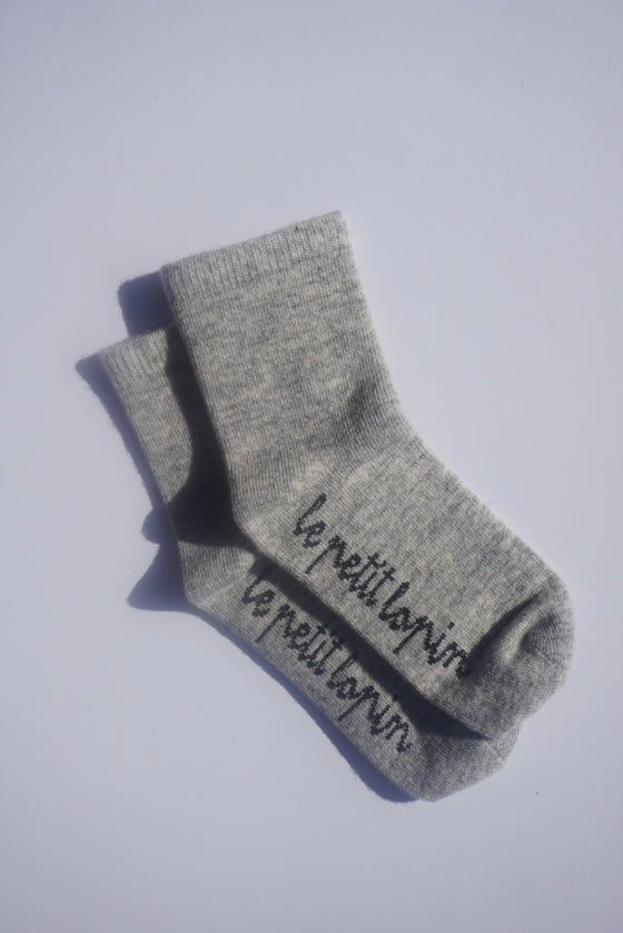 Cashmere & Wool Socks | Gray