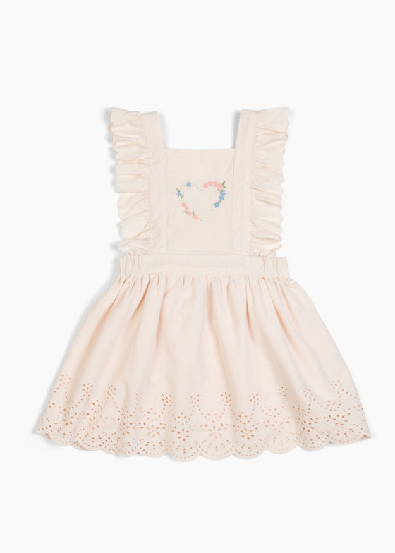 Chloé | Corduroy Cotton Anglaise Dress | Primrose