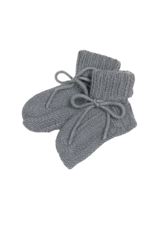 Cashmere Booties | Graphite