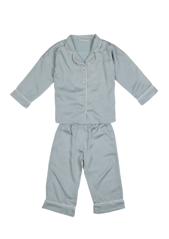 Two-Piece Pajamas Set | Cloud Blue