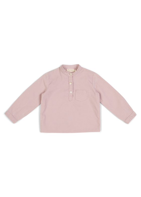 Mila | Corduroy Long Sleeve Blouse | Rosa