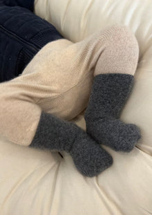  Cashmere & Wool Socks | Dark Gray Melange